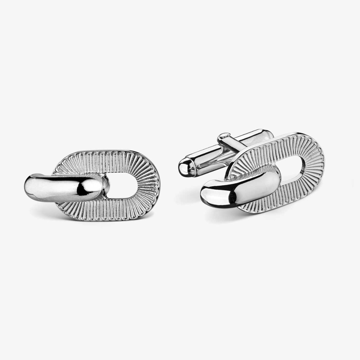 Silver Ruban Cufflinks