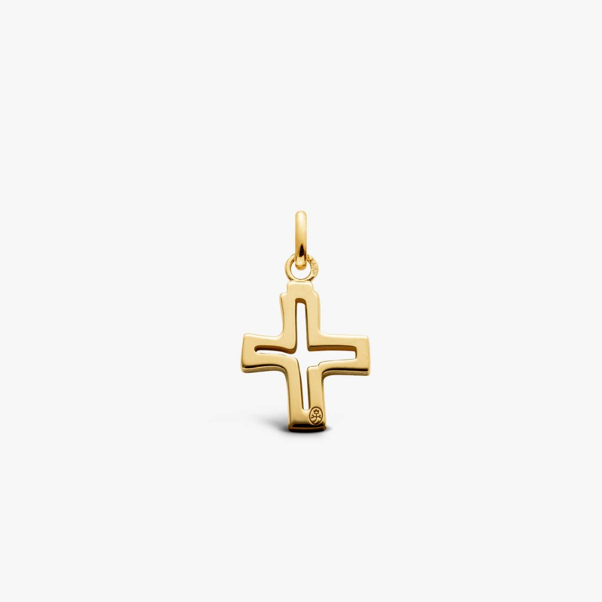 JMJ cross pendant - Yellow gold - Castelbajac - Arthus Bertrand