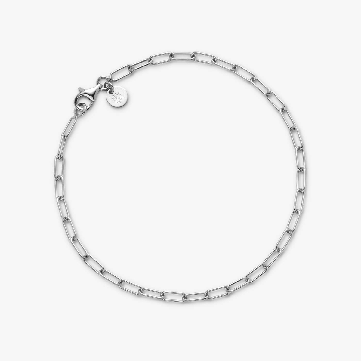 White Gold Chain Bracelet