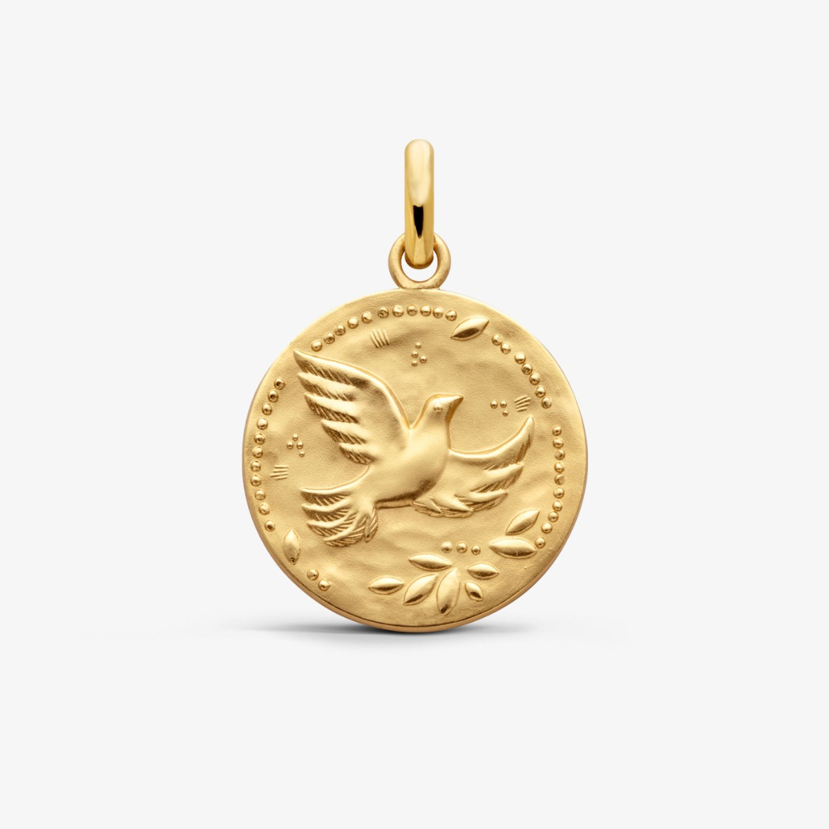 Médaille colombe aux étoiles