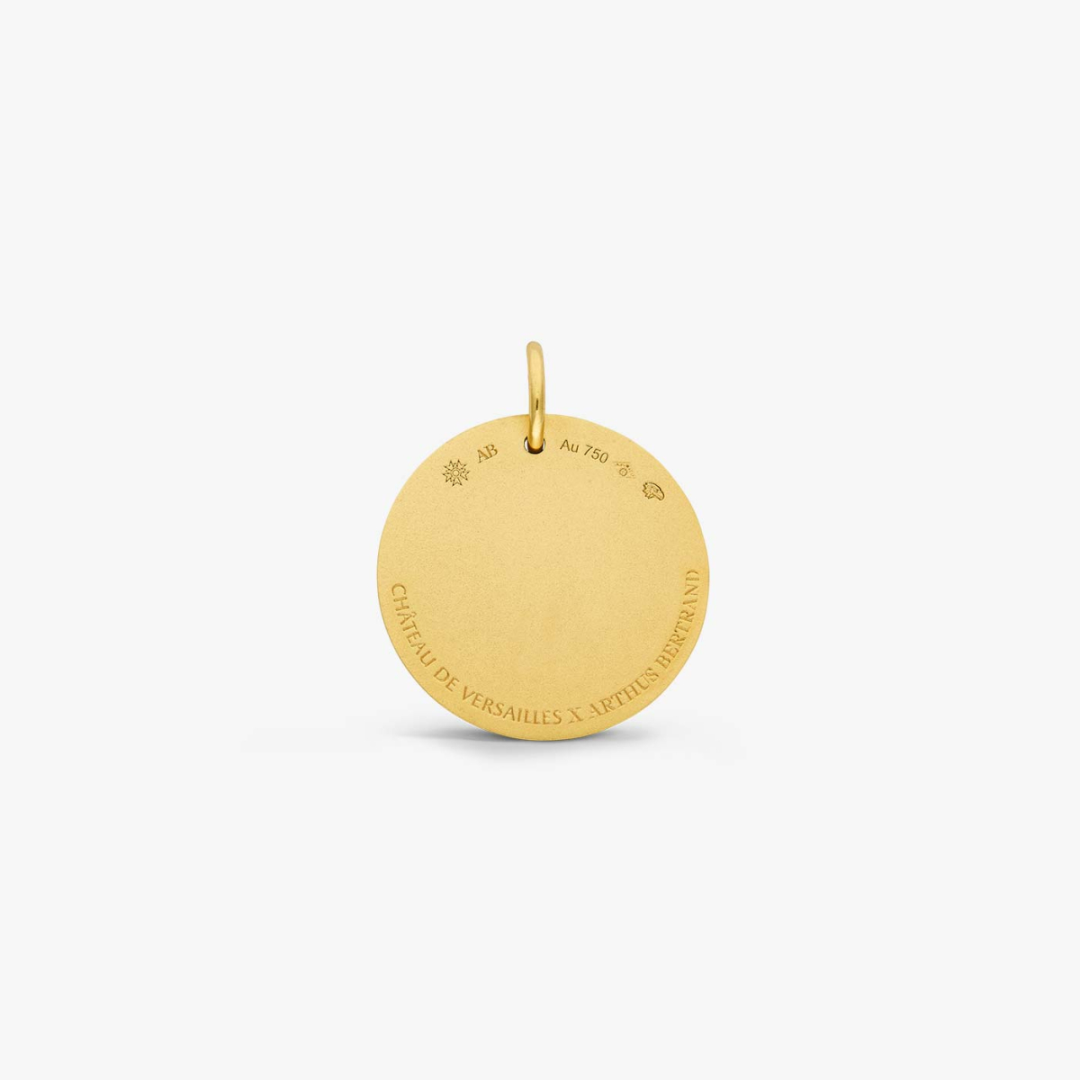 Yellow Gold Le Roi Soleil Medallion, back view