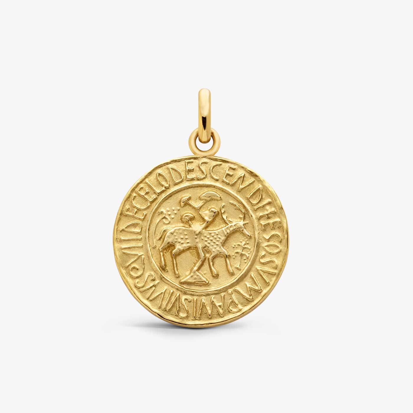 Yellow Gold Sacramental Bread of Carthage Medallion