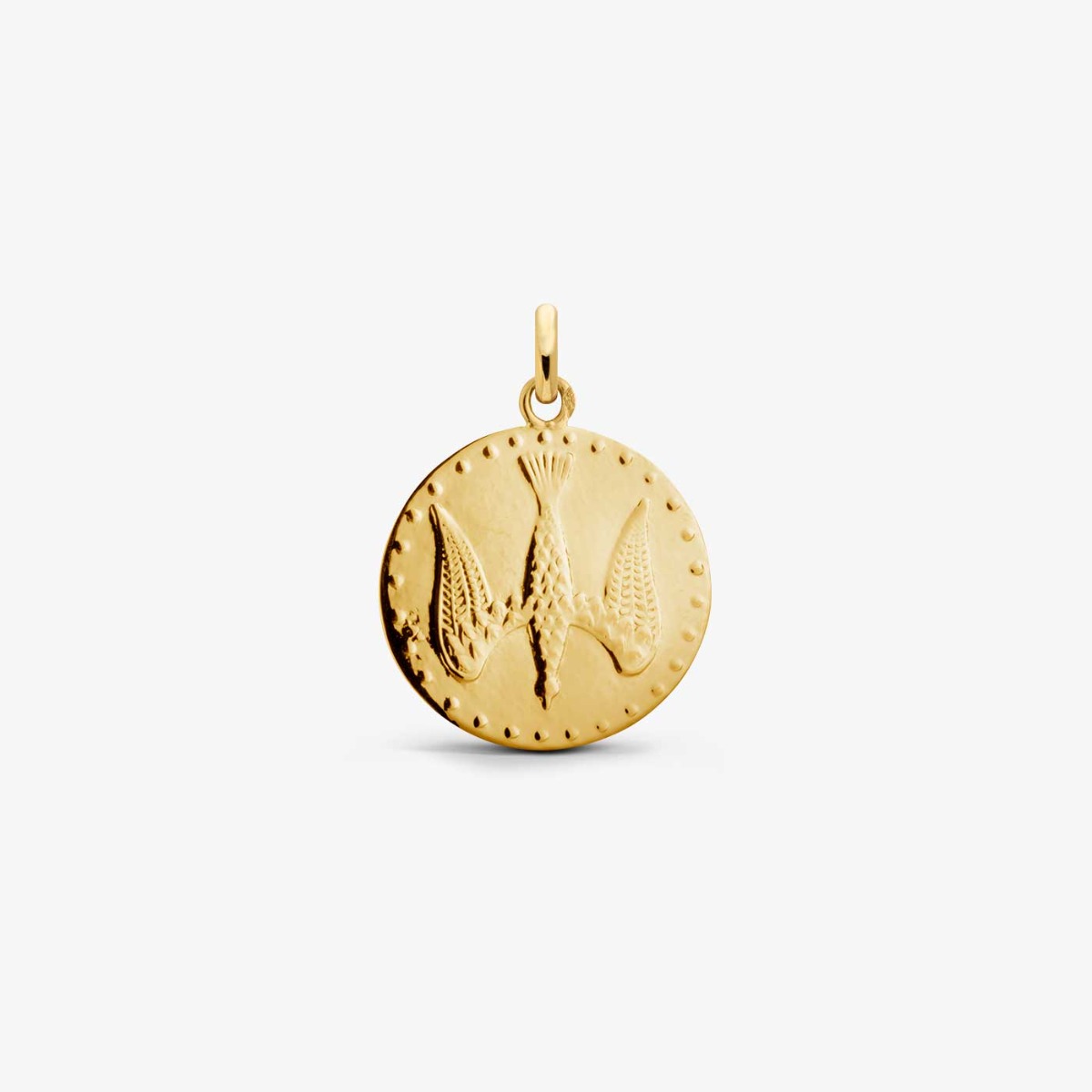 Yellow Gold Holy Spirit Baptism Medal