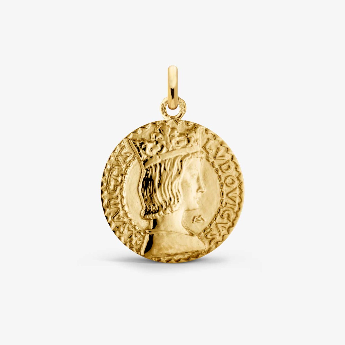 Yellow Gold Saint Louis Medallion by Muller